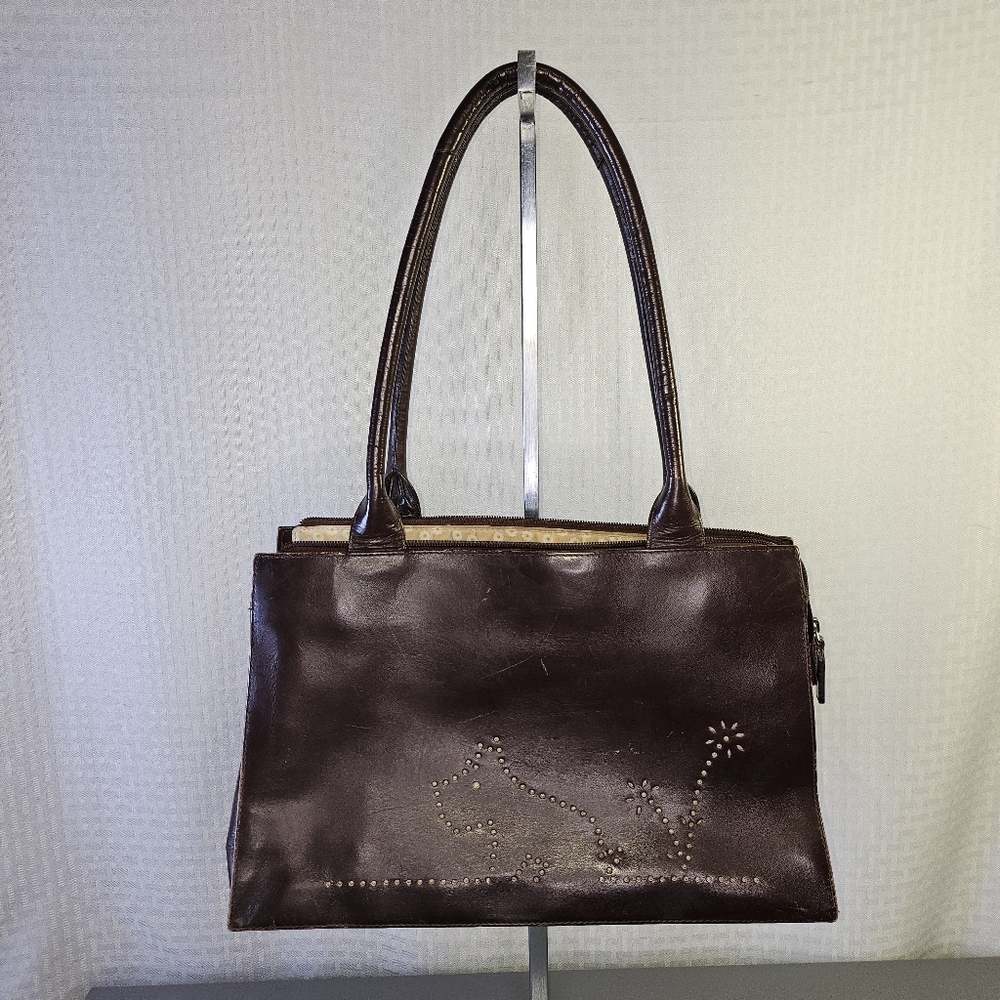 Radley Brown Terrier Purse
